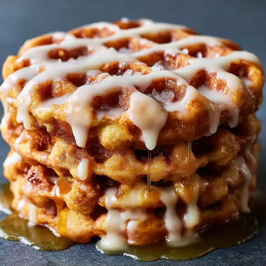 Apple Fritter Waffle Donuts Recipe - Recipe Image