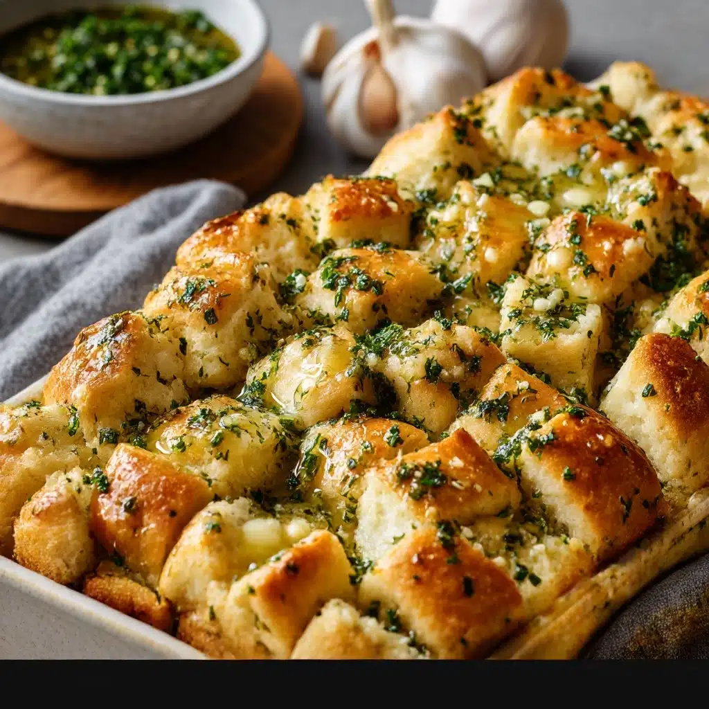 Pull Apart Garlic Bread Recipe - Recipe Image