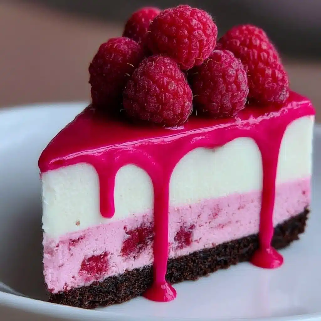 Pink Velvet Raspberry Cheesecake Recipe - Recipe Image