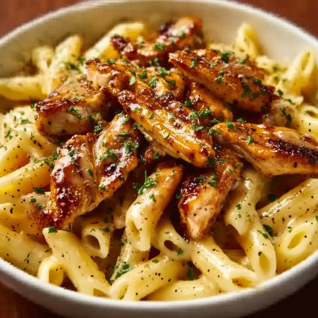 Honey Pepper Chicken Pasta Recipe - Recipe Image