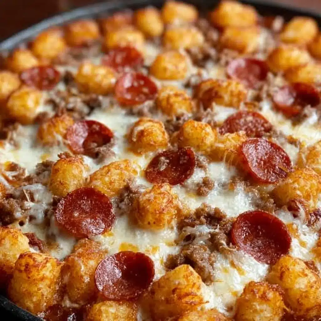 Pizza Tot Casserole Recipe - Recipe Image