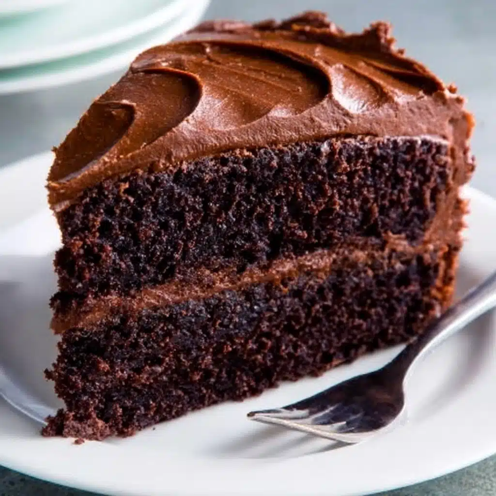 Triple Chocolate Cake Recipe - Recipe Image