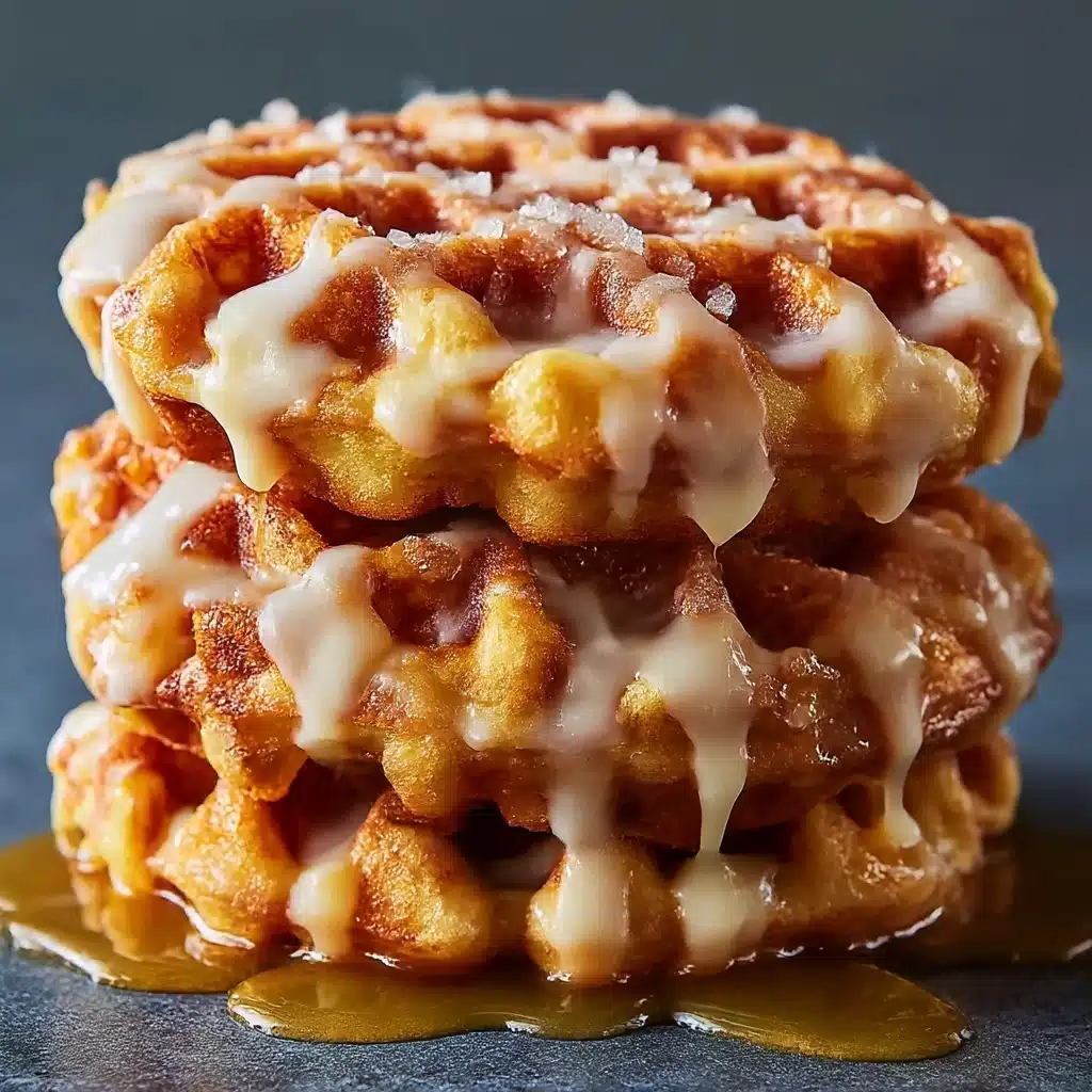 Apple Fritter Waffle Donuts Recipe - Recipe Image