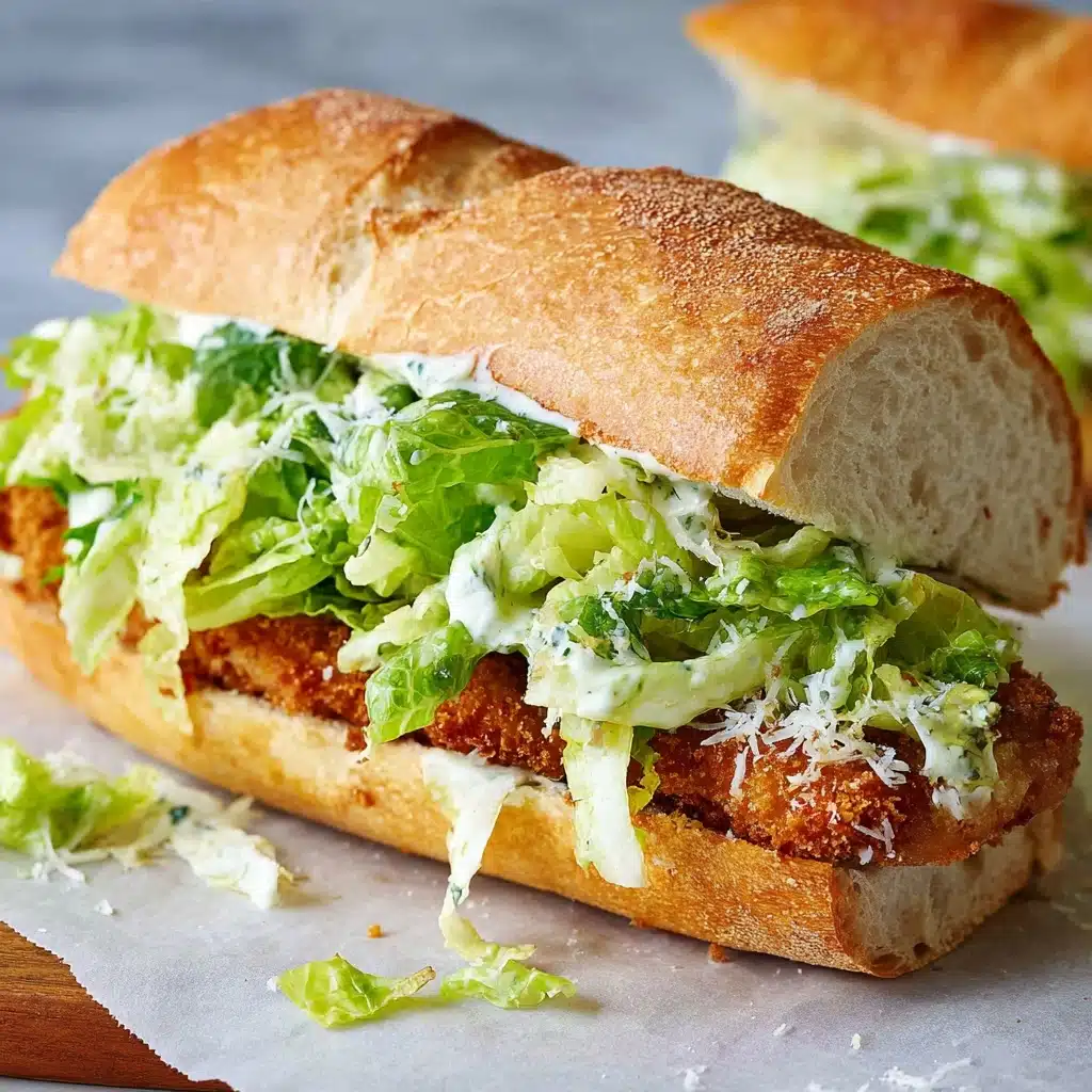 Crispy Chicken Caesar Sandwich Recipe - Recipe Image
