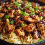 Honey BBQ Chicken Rice Recipe