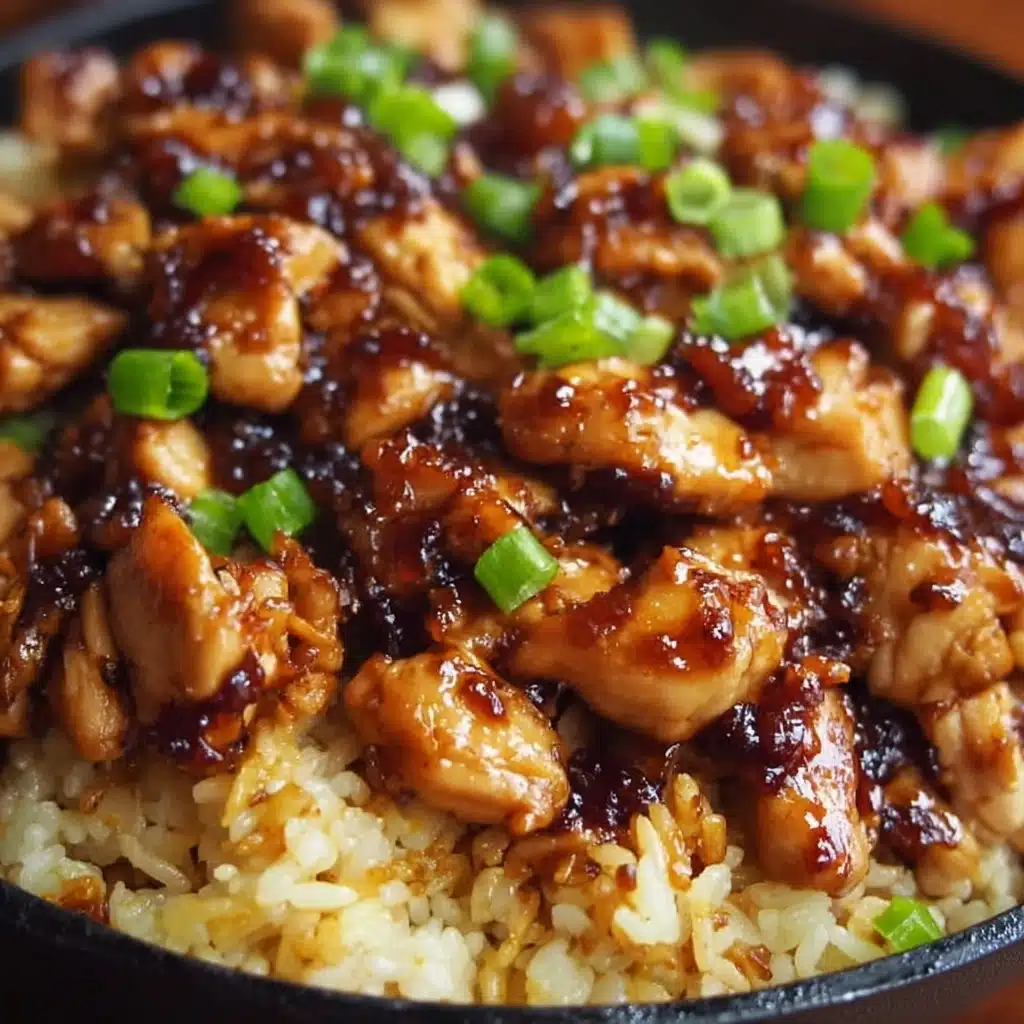 Honey BBQ Chicken Rice Recipe