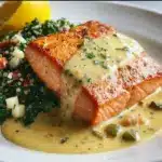 Baked Salmon with Amazing Lemon Sauce Recipe