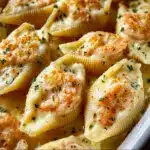 Creamy Seafood Stuffed Shells