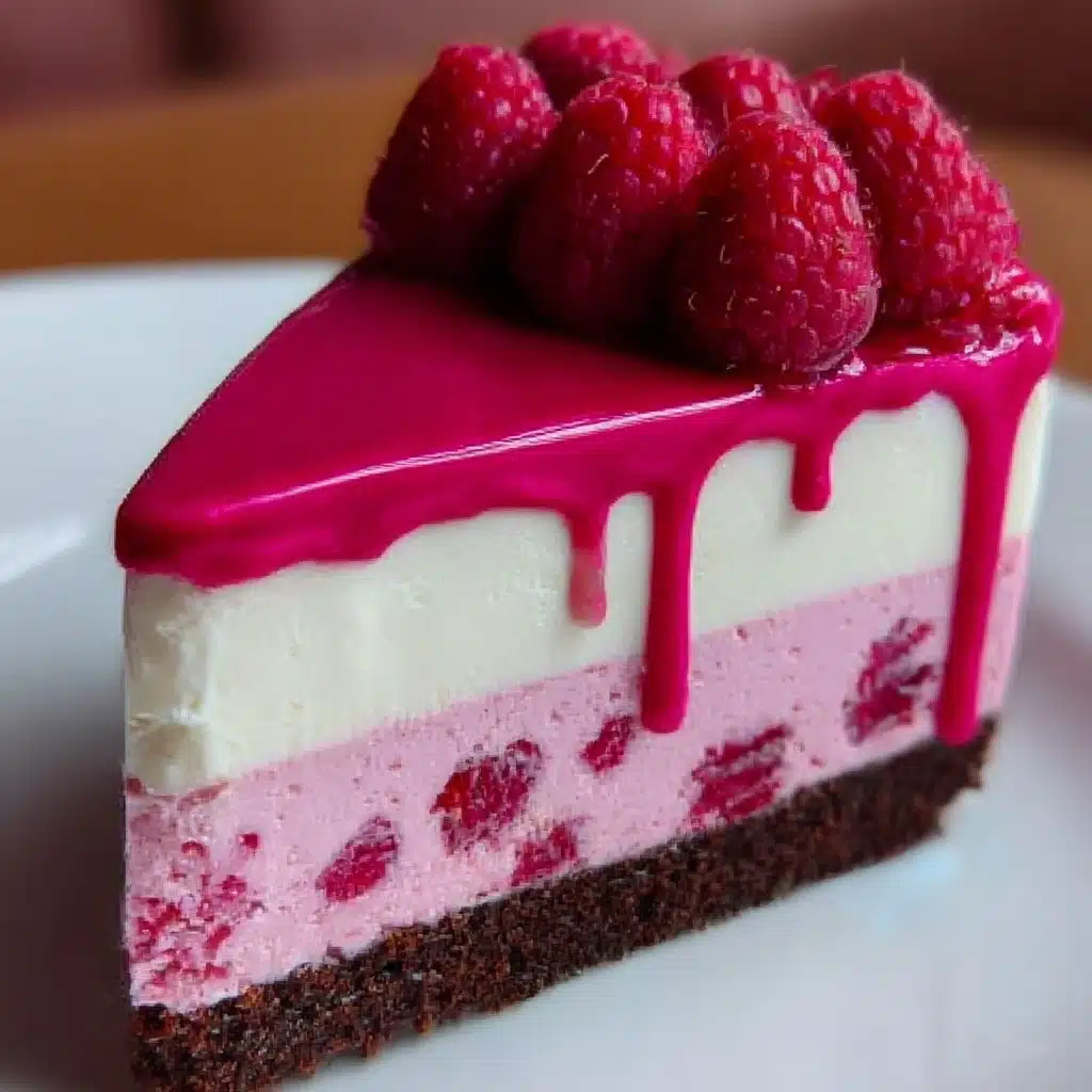 Pink Velvet Raspberry Cheesecake Recipe - Recipe Image