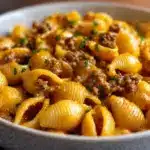 Creamy Beef and Shells Recipe
