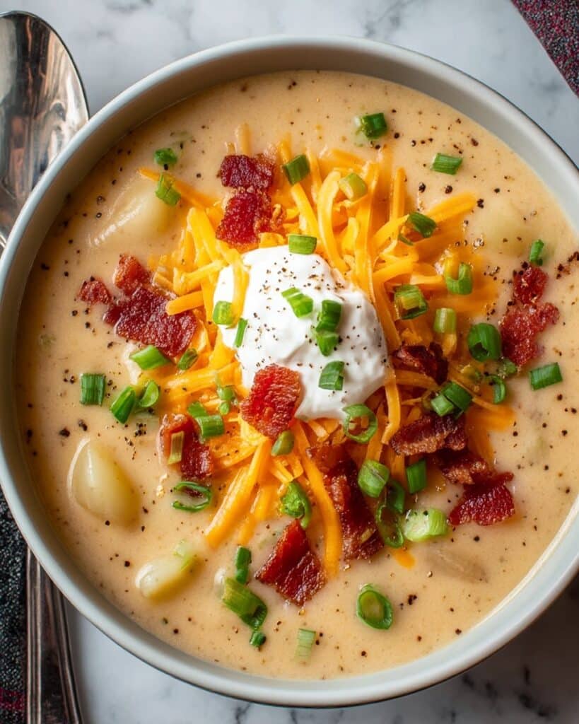 Comforting Loaded Baked Potato Soup Recipe