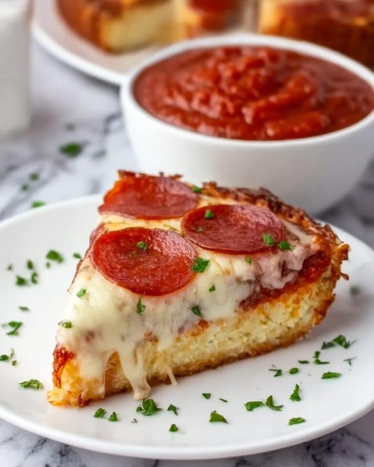 Pizza Style Cottage Cheese Bake Recipe