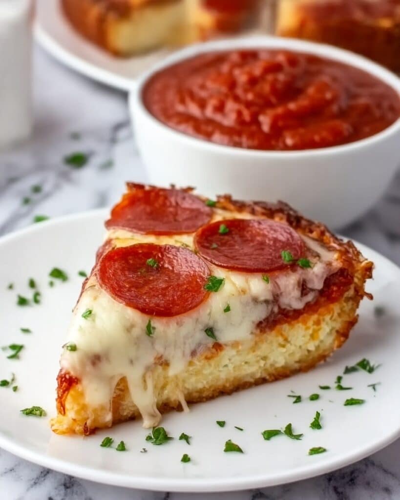 Pizza Style Cottage Cheese Bake Recipe