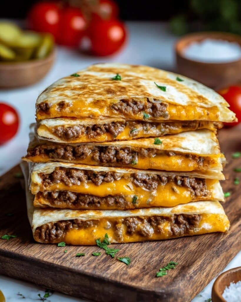 Smashburger Quesadillas Recipe