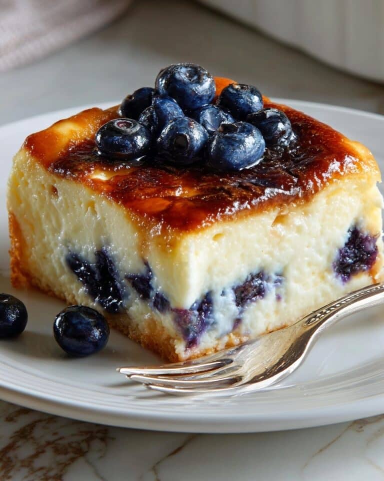 Blueberry Cottage Cheese Breakfast Bake Recipe