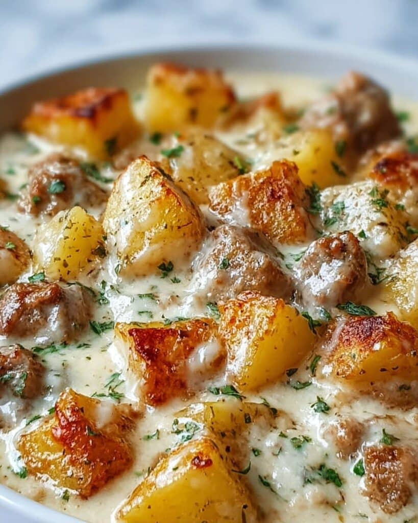 Garlic Parmesan Crockpot Chicken and Potatoes Recipe