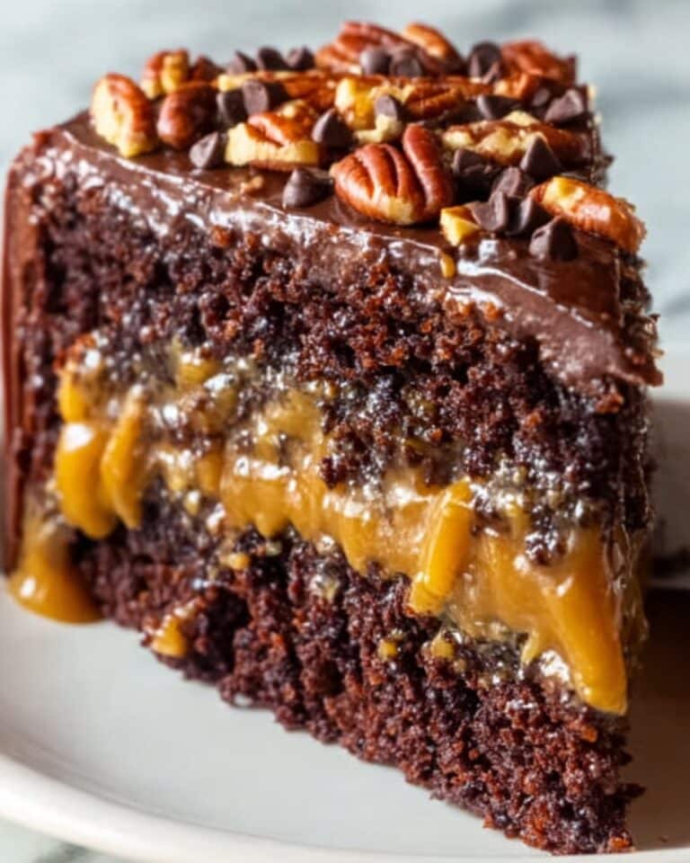 Turtle Caramel Cake Recipe