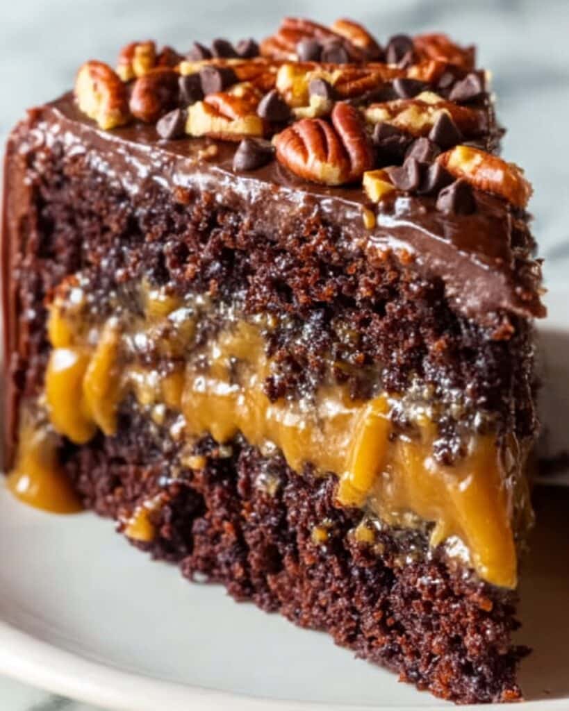 Turtle Caramel Cake Recipe