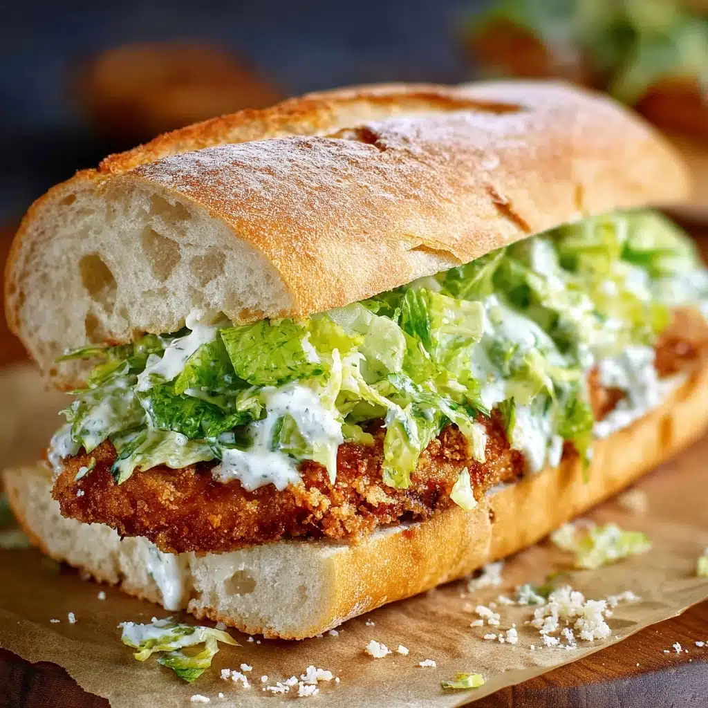 Crispy Chicken Caesar Sandwich Recipe - Recipe Image