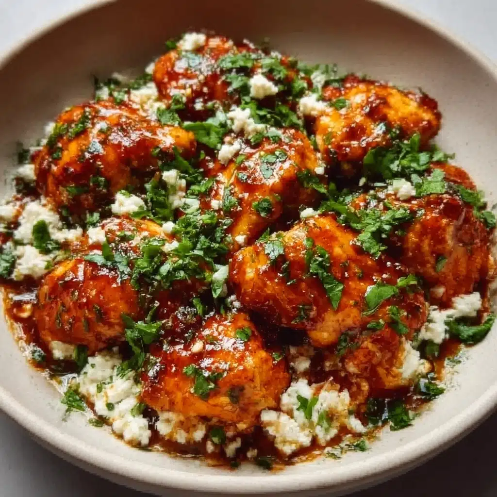 Hot Honey Feta Chicken Recipe - Recipe Image