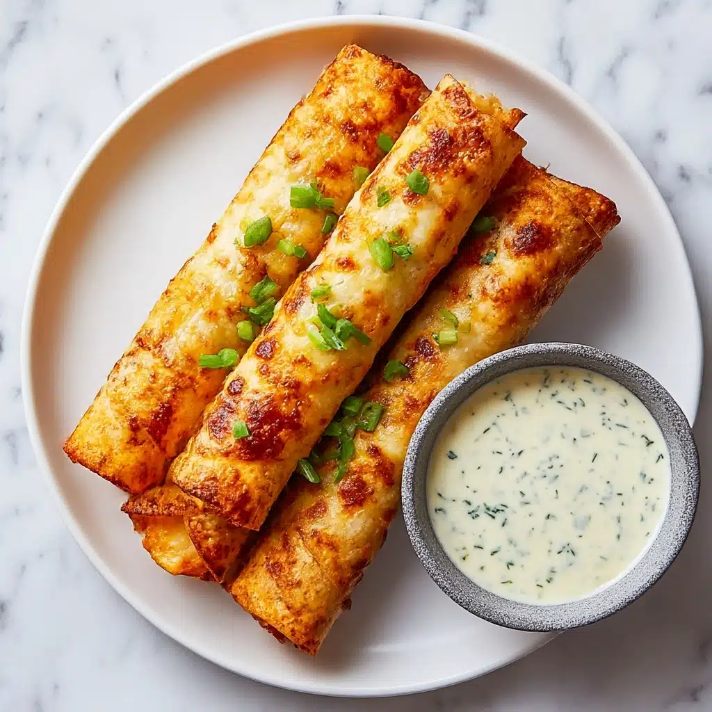 Buffalo Chicken Taquitos Recipe - Recipe Image