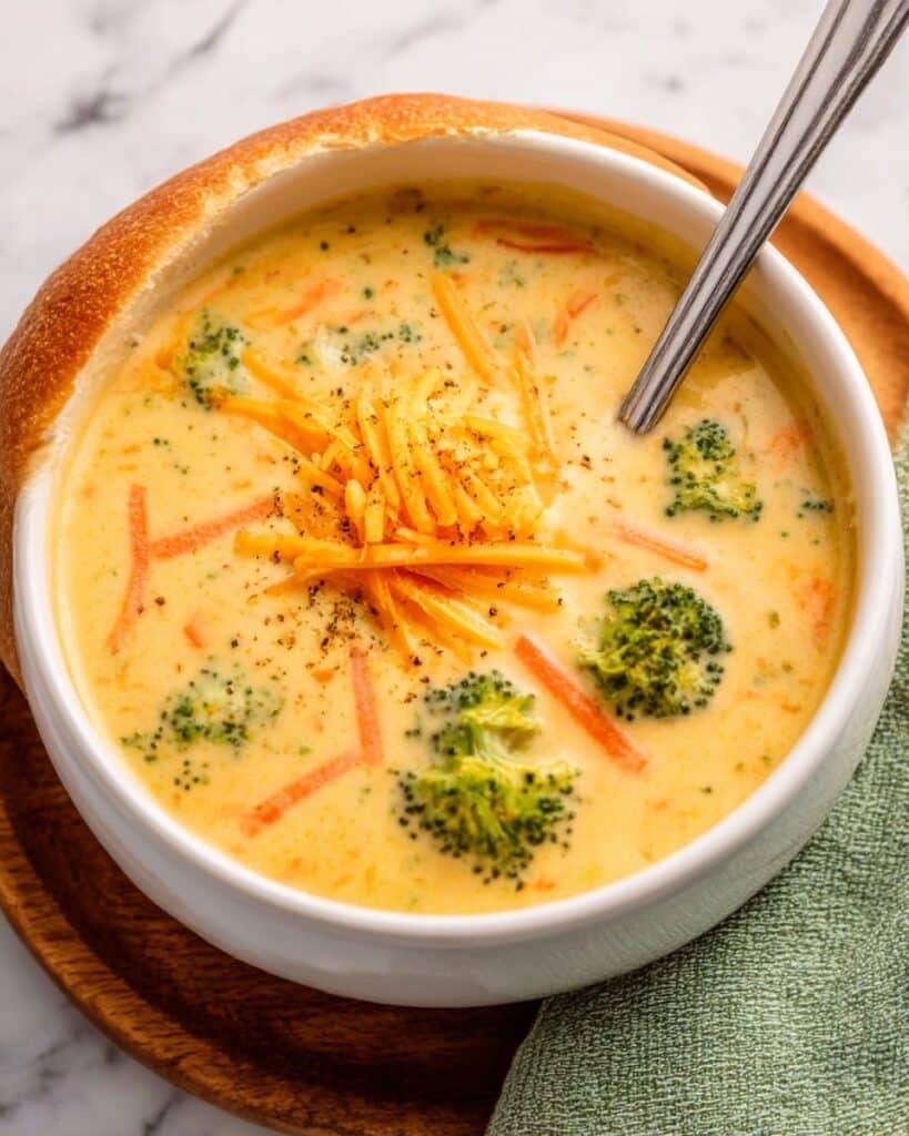 Copycat Panera Broccoli Cheddar Soup Recipe