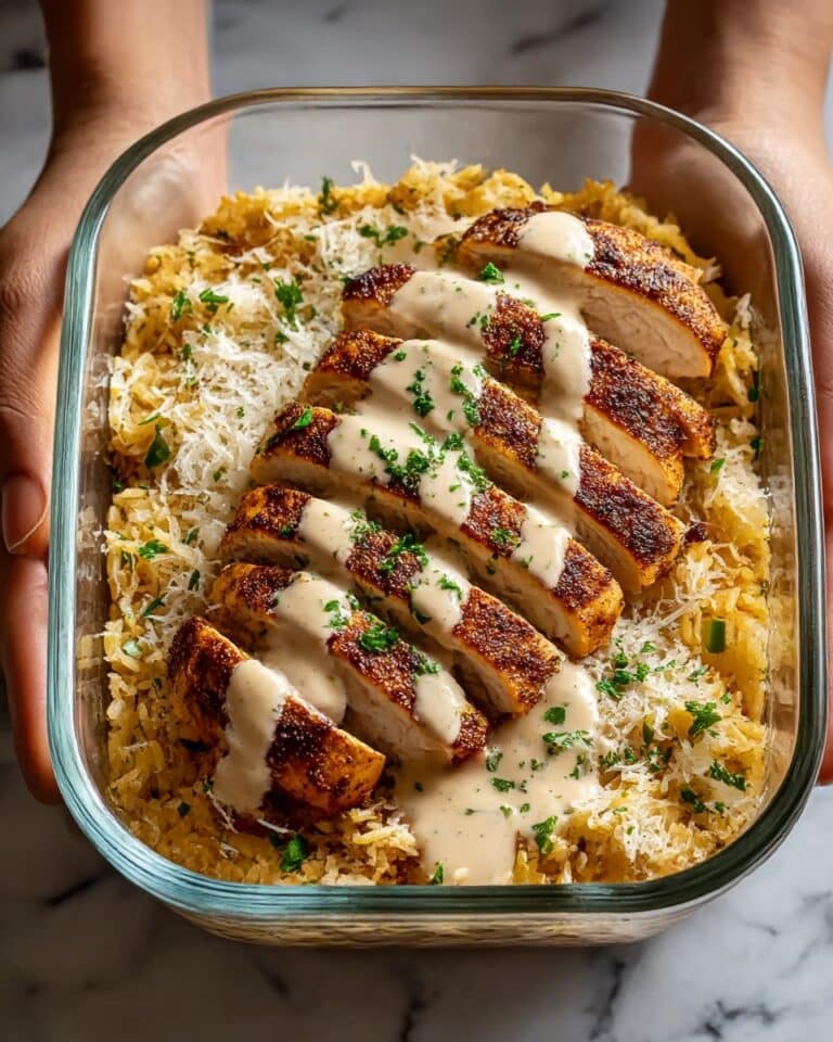High Protein Creamy Cajun Chicken & Rice Recipe