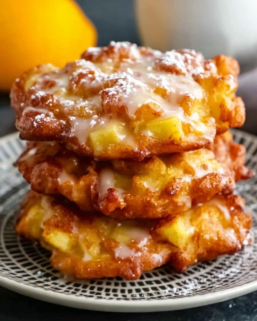 Air Fryer Apple Fritters Recipe