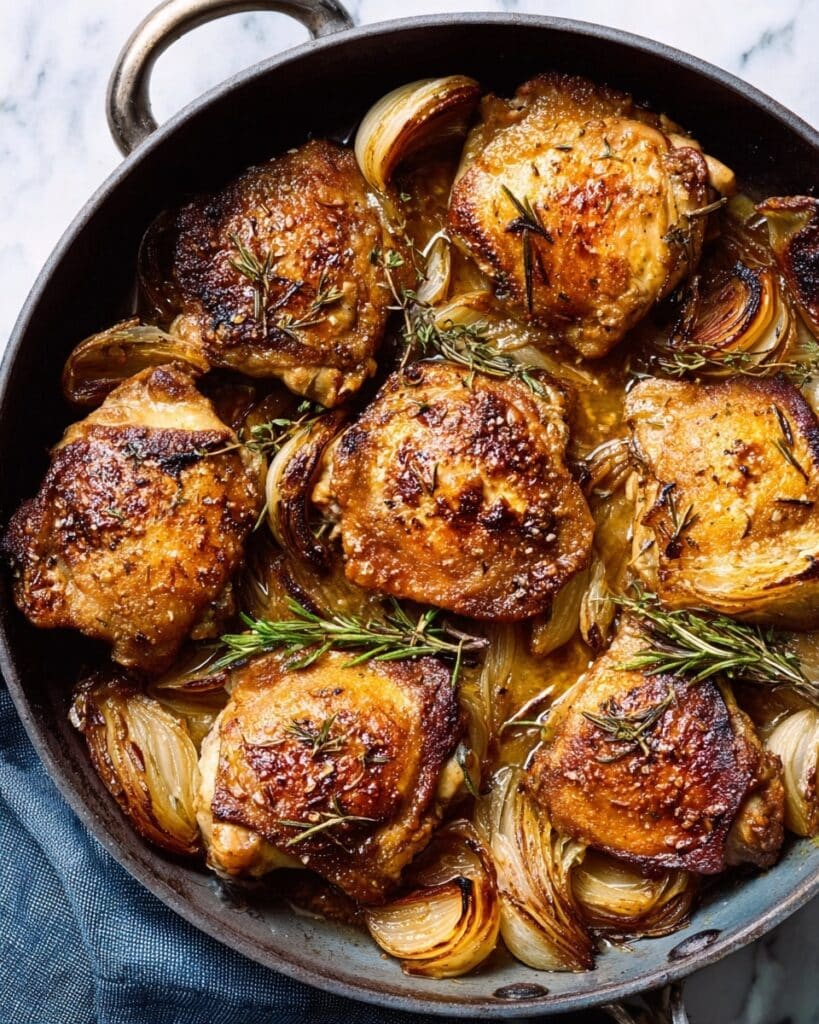 Cider-Braised Chicken Thighs with Apples and Greens Recipe