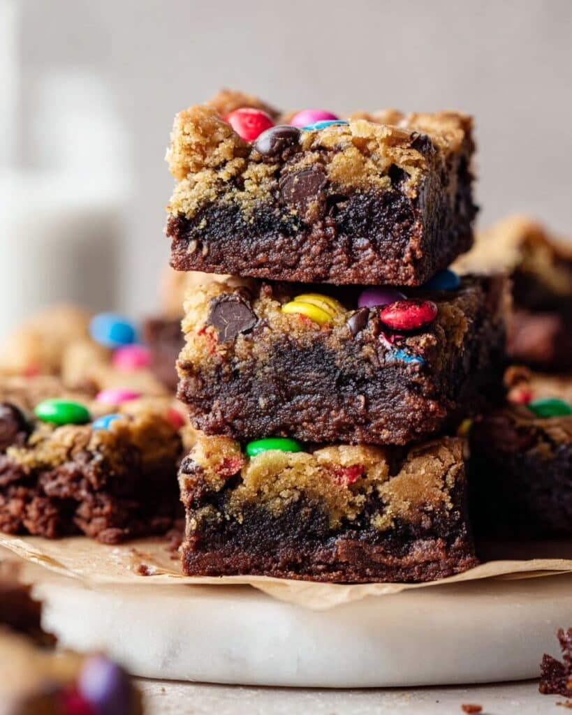 Monster Cookie Fudgy Brownies Recipe