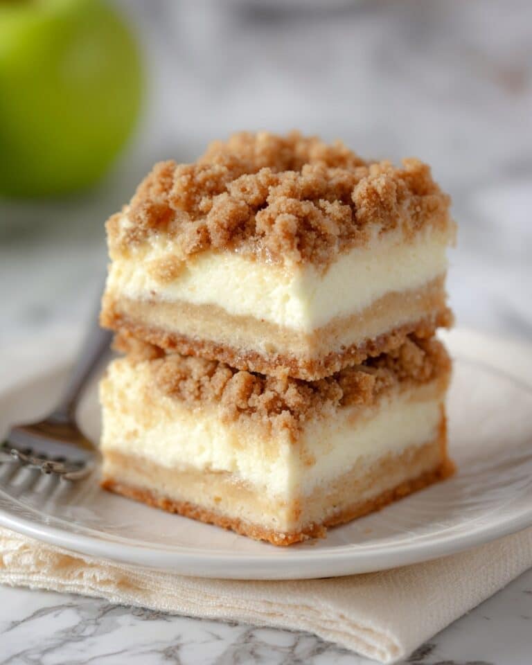 Easy Apple Cheesecake Bars Recipe