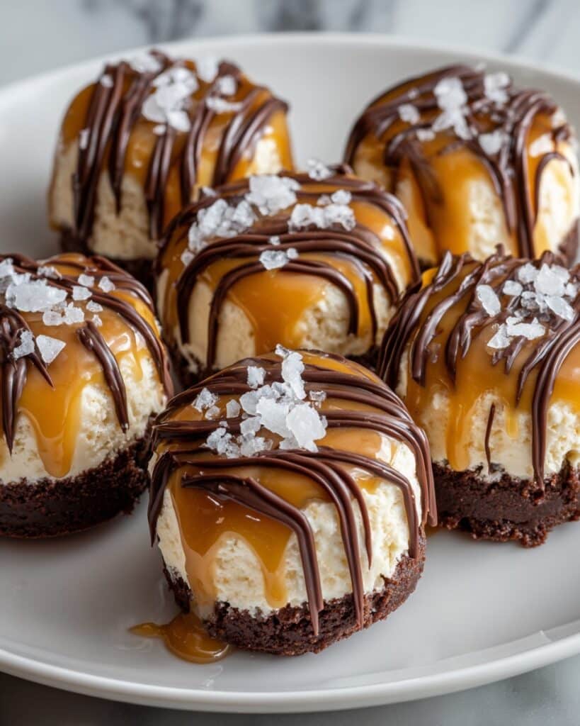 Chocolate Caramel Cheesecake Bites Recipe