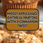 Moist Applesauce Oatmeal Muffins Recipe
