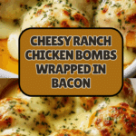 Melted Mozzarella & Ranch Chicken Bombs Recipe