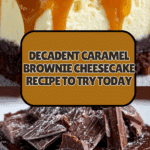 Caramel Brownie Cheesecake Recipe
