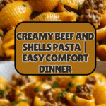 Creamy Beef and Shells Recipe