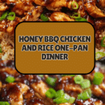 Honey BBQ Chicken Rice Recipe