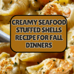 Creamy Seafood Stuffed Shells