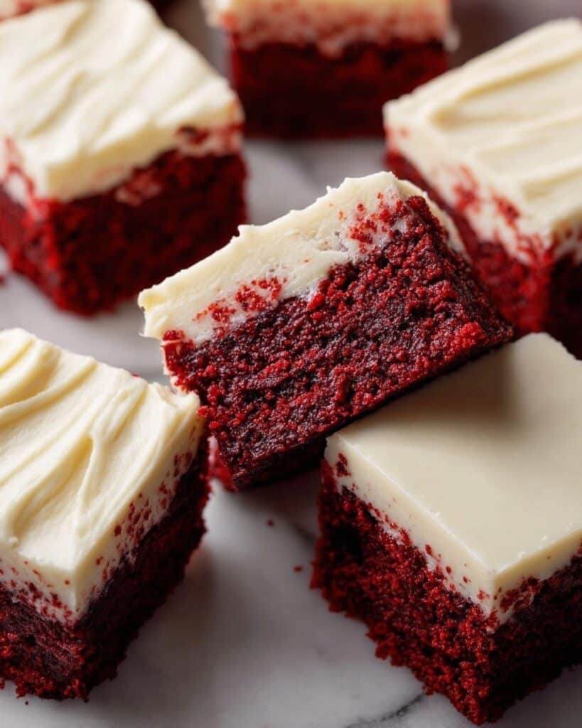 Red Velvet Brownies with Cream Cheese Swirl Recipe