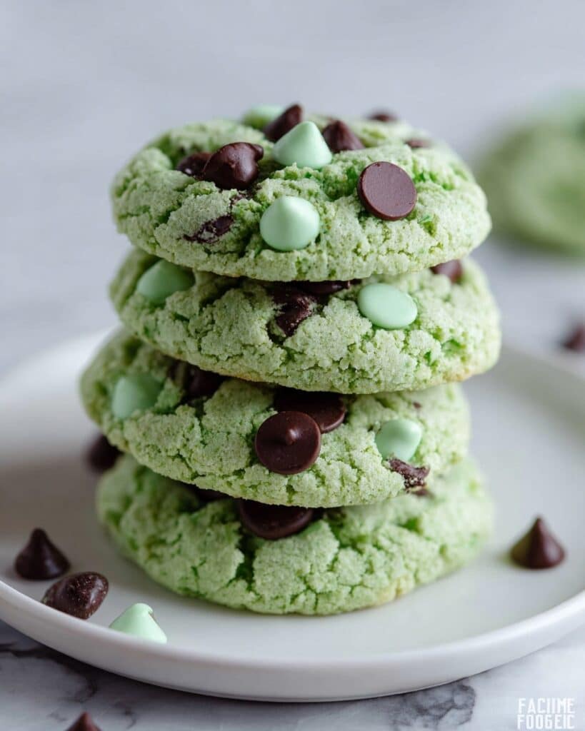 Mint Chocolate Chip Cookies Recipe
