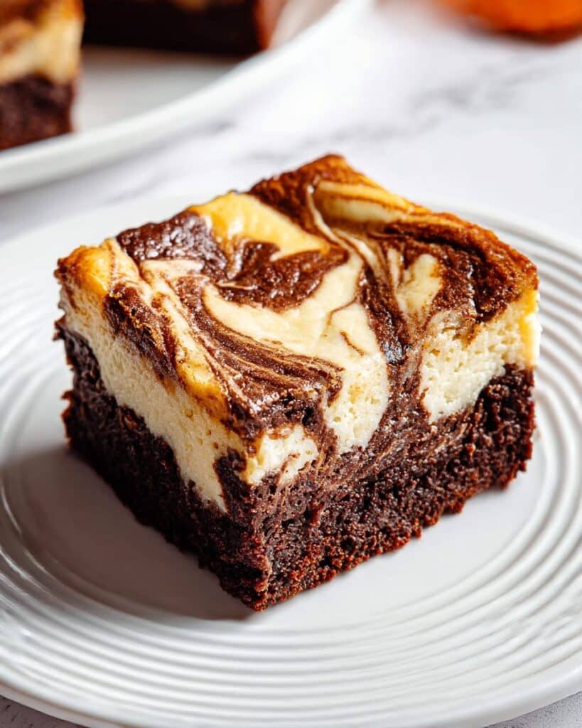 Pumpkin Cheesecake Brownies Recipe