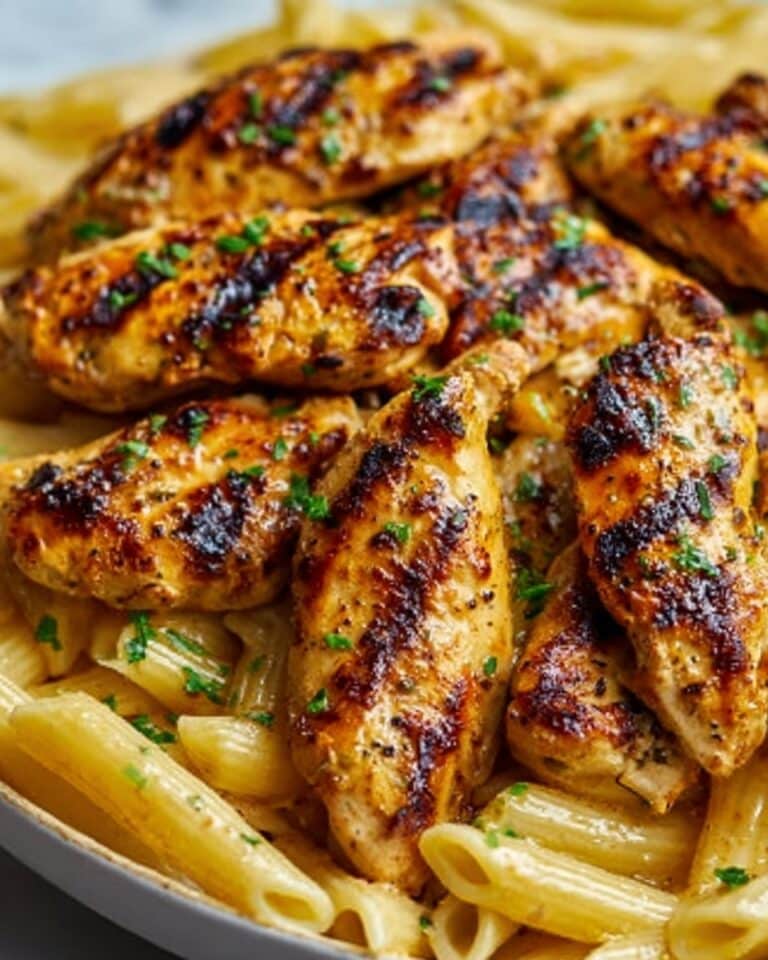 Sweet & Tangy Honey Dijon Chicken & Pasta Recipe