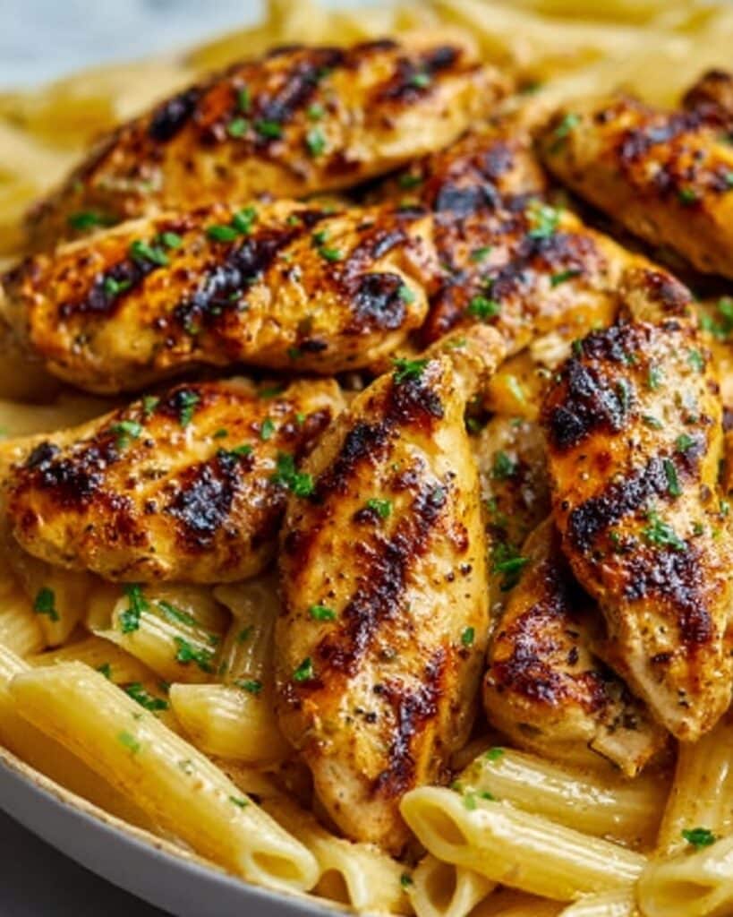 Sweet & Tangy Honey Dijon Chicken & Pasta Recipe