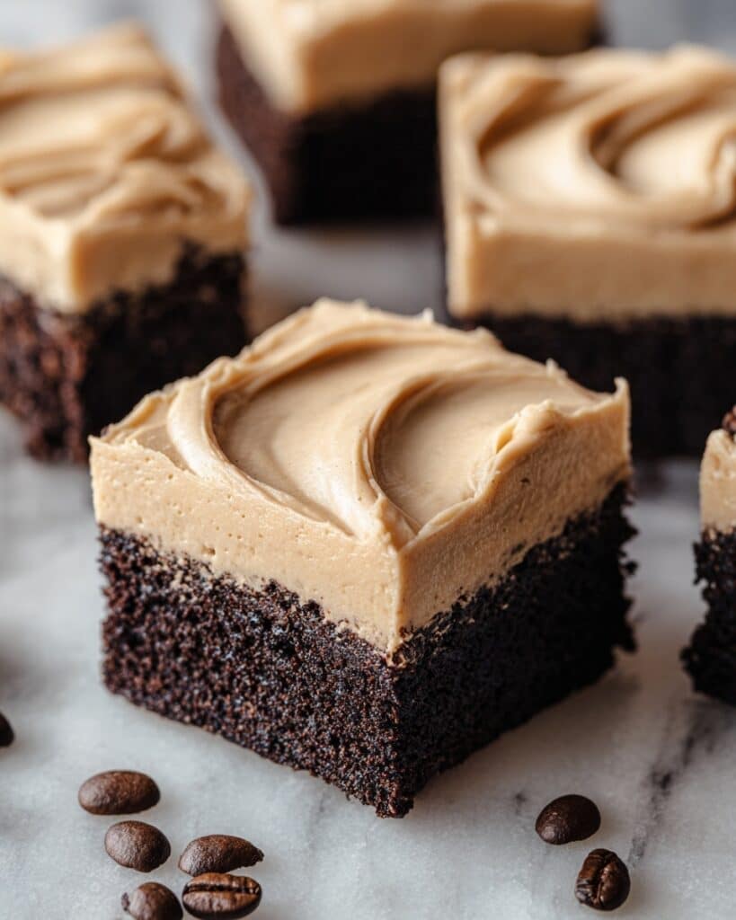 Frosted Coffee Brownies Recipe