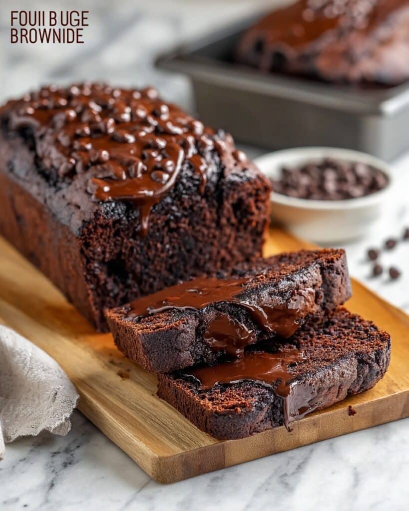 Hot Fudge Brownie Bread Recipe