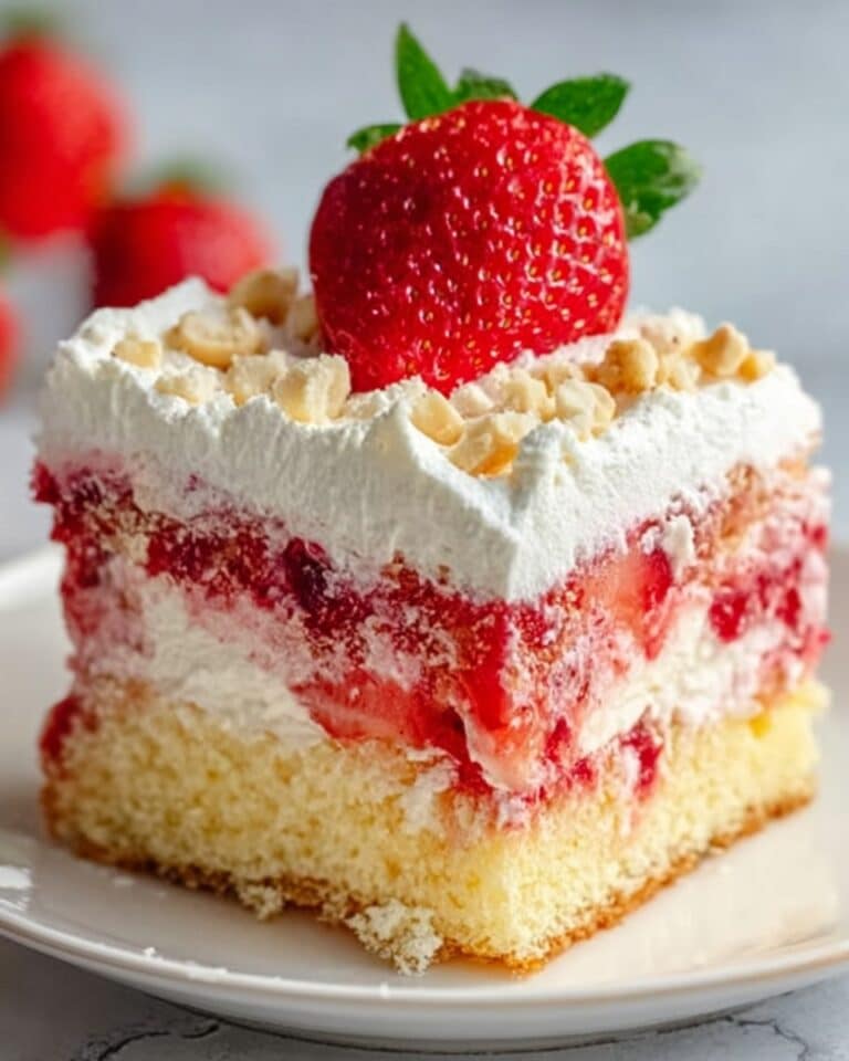 Strawberry Earthquake Cake Recipe