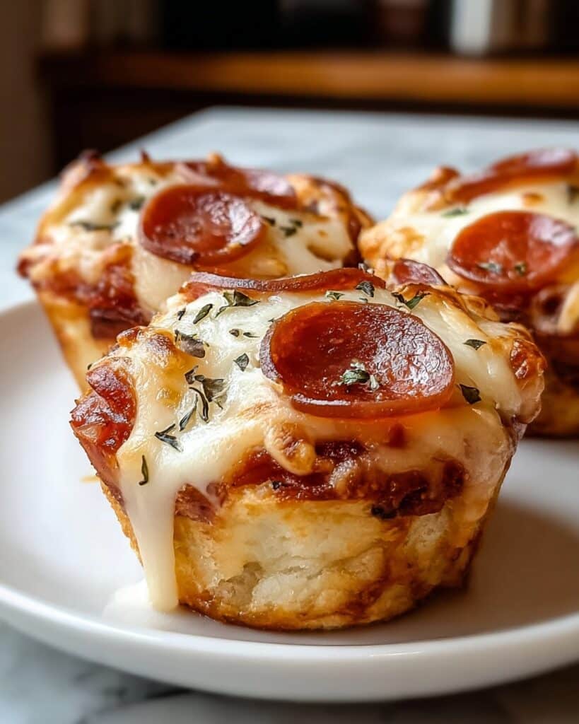 Mini Deep Dish Crescent Roll Pizzas Recipe
