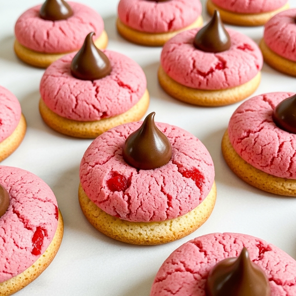 Chocolate Cherry Blossom Cookies Recipe