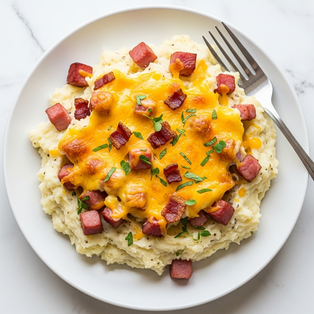 Crockpot Ham and Potato Casserole Recipe