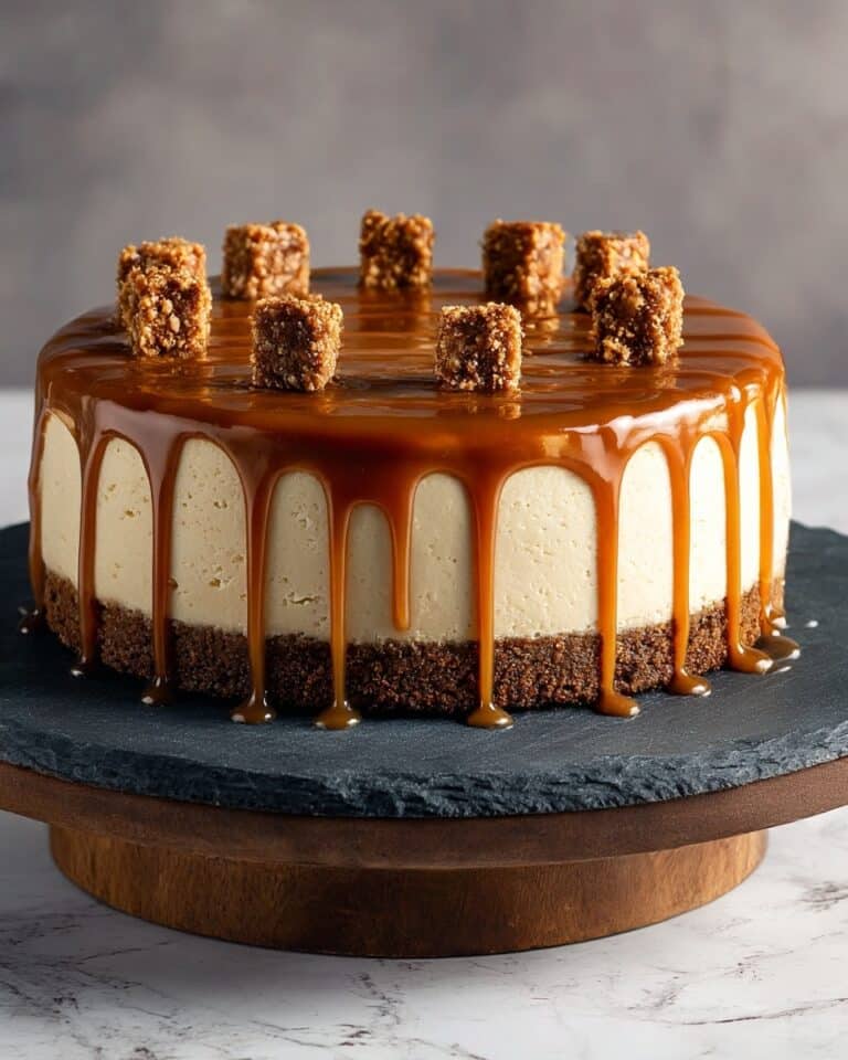 Biscoff Salted Caramel Cheesecake Recipe